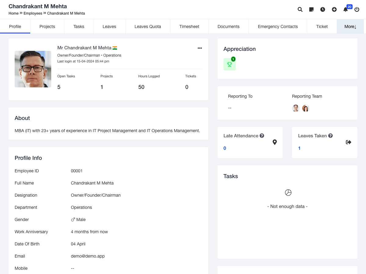 Seanergy Employee Profile