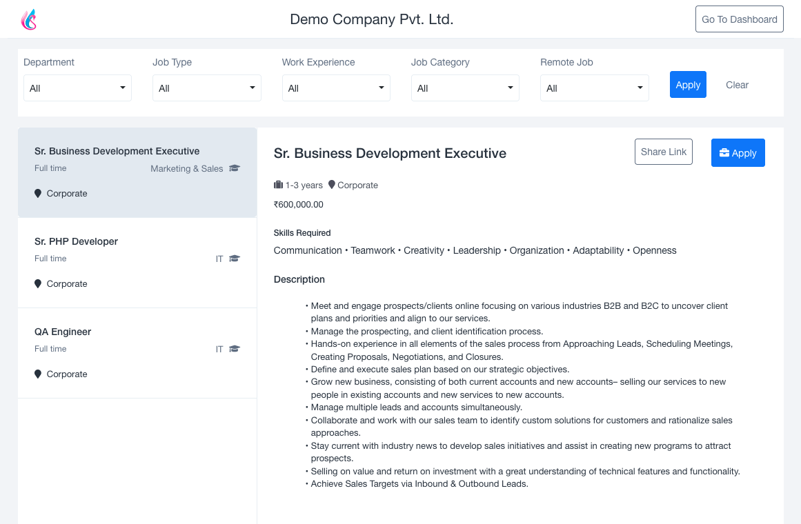 Seanergy Career Site