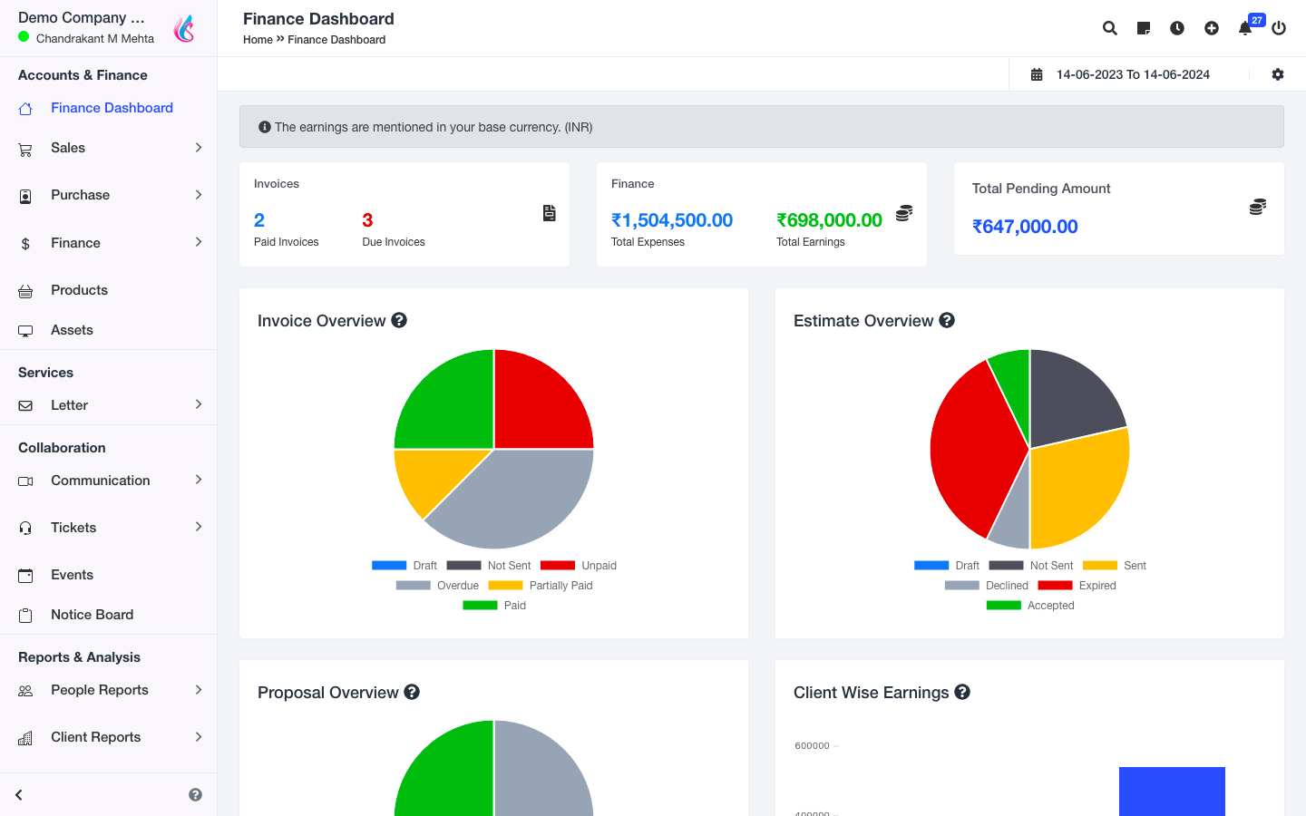 Seanergy Finance Dashboard